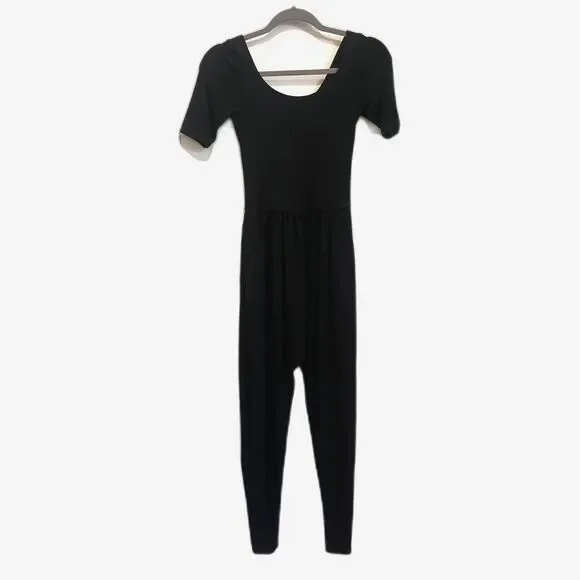 IMBODHI Black Short Sleeve Active Yoga Lounge Jumpsuit   Women's Size XS - Picture 5 of 9